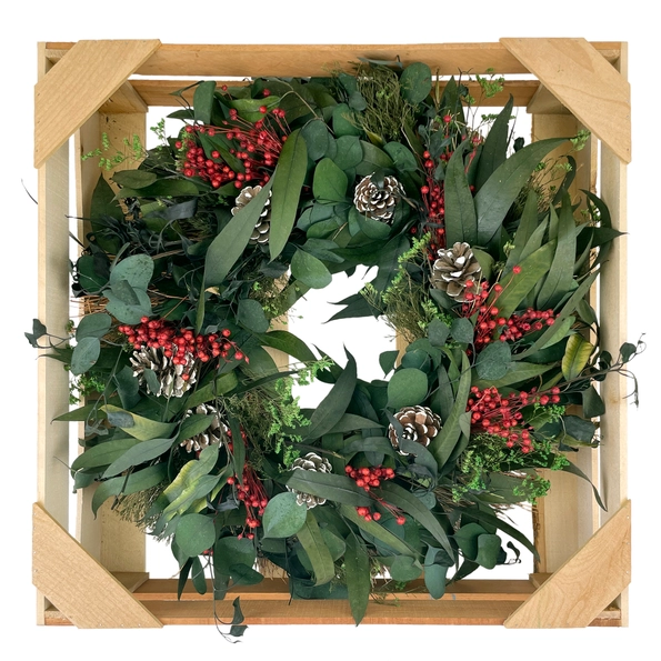 Dried Winter Wreath